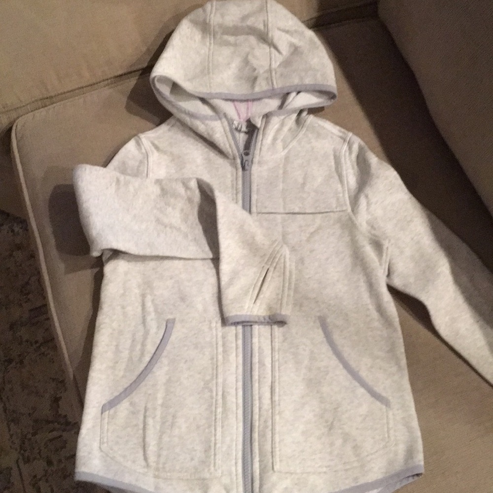 Girls Ivviva hooded zip front jacket